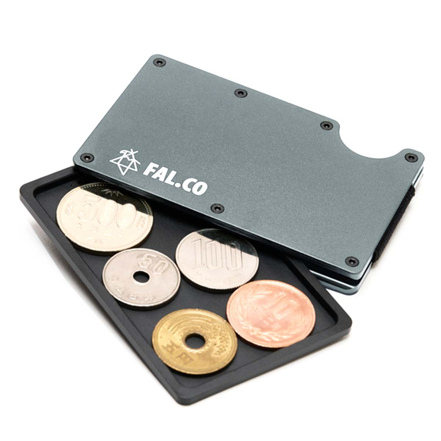 【コインケースセット】MINIMALLET（ミニマレット） -Minimalist Wallet Card Case Money Clip with Coin Case-
